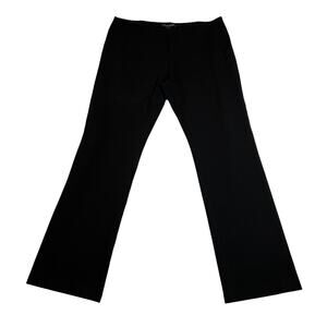 Eileen Fisher Mid Rise Pull On Ponte Knit Boot Cut Pants Size 8P Minimalist